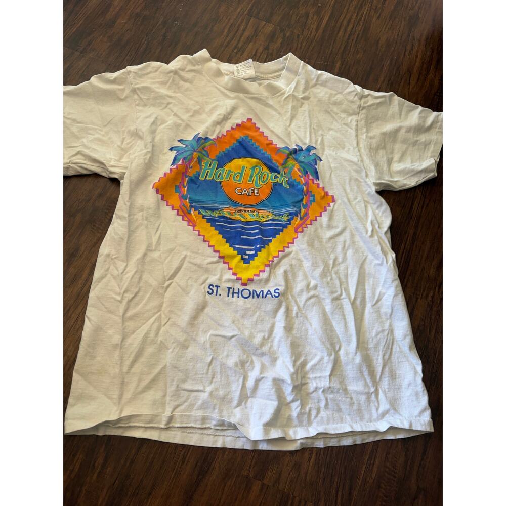 Hard Rock Cafe St Thomas womens large graphic tee